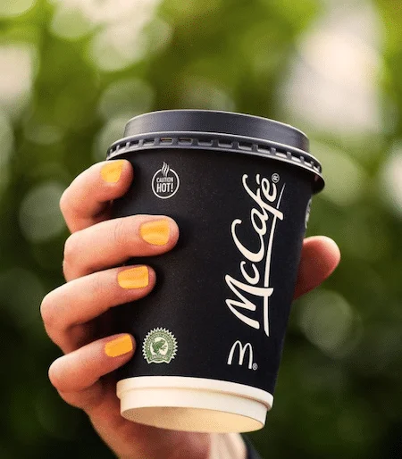 Buy six hot drinks, get one free at McDonald’s 4 mccafe