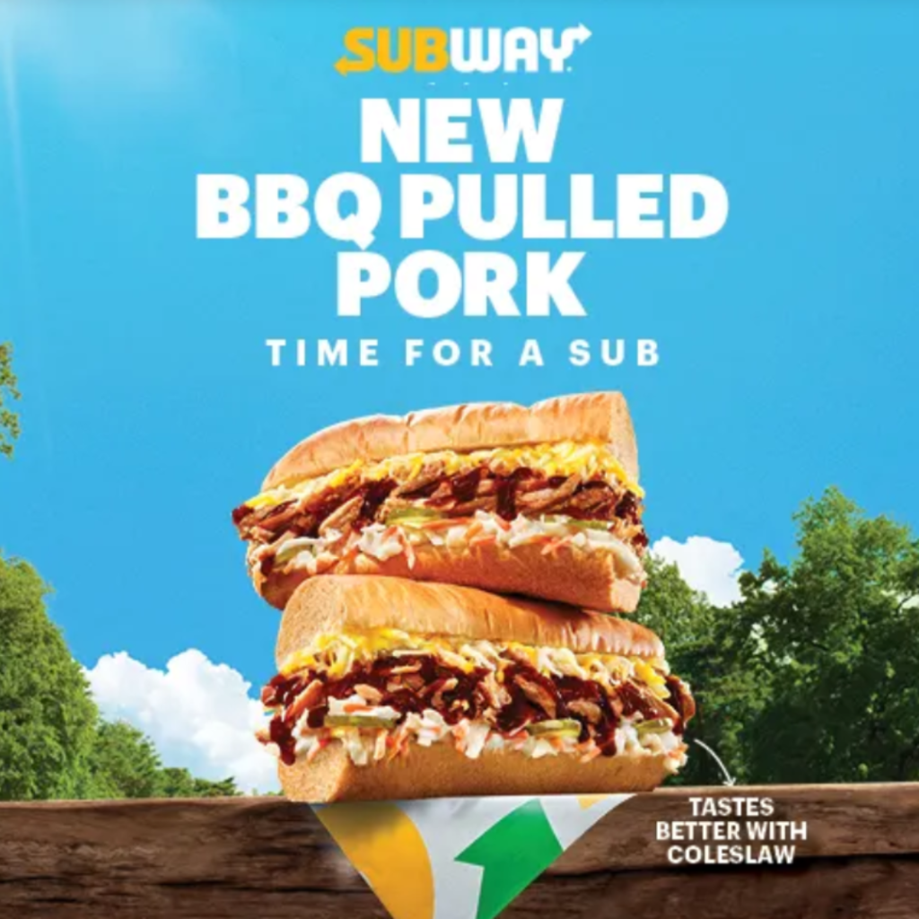 Subway’s NEW BBQ Pulled Pork Has Landed 4 Subway BBQ Pulled Pork